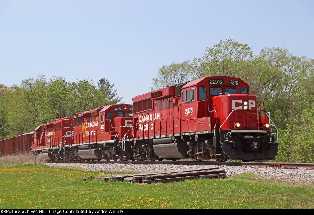 Loaded WWA-13 gets underway from the Pit